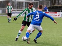 HL20180203014  03-02-2018: Voetbal: SDCP v sc Genemuiden: Putten/Anne van der Kolk of Genemuiden/ : SC Genemuiden, SDC Putten, Zaterdagamateurvoetbal, Hoofdklasse B, Anne van der Kolk