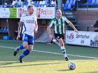 HL20180217020  17-02-2018: Voetbal: Urk v SC Genemuiden: Urk/Maarten Dijkhuizen (l) of Urk, Sijmon Eenkhoorn (r) of Genemuiden/ : SC Genemuiden, SV Urk, Zaterdagamateurvoetbal, Hoofdklasse B, Maarten Dijkhuizen, Sijmon Eenkhoorn