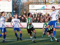 HL20180217030  17-02-2018: Voetbal: Urk v SC Genemuiden: Urk/Urk vs Genemuiden/ : SC Genemuiden, SV Urk, Zaterdagamateurvoetbal, Hoofdklasse B, Anne van der Kolk, Sijmon Eenkhoorn