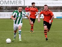 HL20180310002  10-03-2018: Voetbal: Sparta Nijkerk v SC Genemuiden: Nijkerk/Omar Kavak (l) of Genemuiden, Frank Heus (m), Donny van der Wal (r) of Sparta Nijkerk : Sparta Nijkerk, Sportclub Genemuiden, Hoofdklasse B, Zaterdagamateurvoetbal, Omar Kavak, Frank Heus, Donny van der Wal