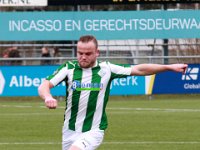 HL20180310010  10-03-2018: Voetbal: Sparta Nijkerk v SC Genemuiden: Nijkerk/Sijmon Eenkhoorn of Genemuiden/ : Sparta Nijkerk, Sportclub Genemuiden, Hoofdklasse B, Zaterdagamateurvoetbal, Sijmon Eenkhoorn