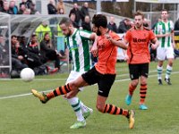 HL20180310018  10-03-2018: Voetbal: Sparta Nijkerk v SC Genemuiden: Nijkerk/Omar Kavak (l) of genemuiden, Mohammed Al Haydar (r) of Sparta Nijkerk/ : Sparta Nijkerk, Sportclub Genemuiden, Hoofdklasse B, Zaterdagamateurvoetbal, Omar Kavak, Mohammed Al Haydar