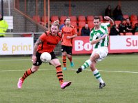 HL20180310019  10-03-2018: Voetbal: Sparta Nijkerk v SC Genemuiden: Nijkerk/Dennis van der Wal (l) of Sparta Nijkerk, Anne van der Kolk (r) of Genemuiden/ : Sparta Nijkerk, Sportclub Genemuiden, Hoofdklasse B, Zaterdagamateurvoetbal, Dennis van der Wal, Anne van der Kolk
