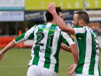 HL20180310026  10-03-2018: Voetbal: Sparta Nijkerk v SC Genemuiden: Nijkerk/Danny Menting (l), Omar Kavak (r) of Genemuiden/ : Sparta Nijkerk, Sportclub Genemuiden, Hoofdklasse B, Zaterdagamateurvoetbal, Danny Menting, Omar Kavak