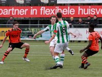 HL20180310030  10-03-2018: Voetbal: Sparta Nijkerk v SC Genemuiden: Nijkerk/Jesse Buitenhuis (l) of Sparta Nijkerk, Roelof de Jong (r) of Genemuiden/ : Sparta Nijkerk, Sportclub Genemuiden, Hoofdklasse B, Zaterdagamateurvoetbal, Jesse Buitenhuis, Roeleof de Jong