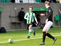 HL20180317005  17-03-2018: Voetbal: SC Genemuiden v DFS: Genemuiden/Frank Jansen (l) of Genemuiden, Mart Raterink (r) of DFS/ : SC Genemuiden, DFS, Zaterdagamateurvoetbal, Hoofdklasse B, Frank Jansen, Mart Raterink