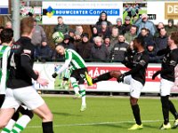 HL20180317013  17-03-2018: Voetbal: SC Genemuiden v DFS: Genemuiden/Genemuiden vs DFS/ : SC Genemuiden, DFS, Zaterdagamateurvoetbal, Hoofdklasse B, Omar Kavak, Lucien Dors, Marc Harlaux