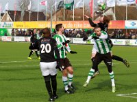 HL20180317019  17-03-2018: Voetbal: SC Genemuiden v DFS: Genemuiden/Genemuiden vs DFS/ : SC Genemuiden, DFS, Zaterdagamateurvoetbal, Hoofdklasse B, Anne van der Kolk, Omar Kavak