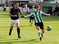 HL20180317026  17-03-2018: Voetbal: SC Genemuiden v DFS: Genemuiden/Corne Davelaar (l) of DFS, Joran Pot (r) of Genemuiden/ : SC Genemuiden, DFS, Zaterdagamateurvoetbal, Hoofdklasse B, Corne Davelaar, Joran Pot