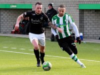 HL20180317028  17-03-2018: Voetbal: SC Genemuiden v DFS: Genemuiden/Corne Davelaar (l) of DFS, Omar Kavak (r) of Genemuiden/ : SC Genemuiden, DFS, Zaterdagamateurvoetbal, Hoofdklasse B, Corne Davelaar, Omar Kavak