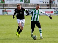 HL20180317031  17-03-2018: Voetbal: SC Genemuiden v DFS: Genemuiden/Rutger Worm (l) of DFS, Omar Kavak (r) of Genemuiden/ : SC Genemuiden, DFS, Zaterdagamateurvoetbal, Hoofdklasse B, Rutger Worm, Omar Kavak