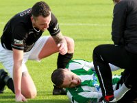 HL20180317041  17-03-2018: Voetbal: SC Genemuiden v DFS: Genemuiden/Corne Davelaar (l) of DFS, Omar Kavak (r) of Genemuiden/ : SC Genemuiden, DFS, Zaterdagamateurvoetbal, Hoofdklasse B, Corne Davelaar, Omar Kavak