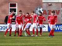 HL20180324017  24-03-2018: Voetbal: AZSV v SC Genemuiden: Aalten/Team of AZSV/ : SC Genemuiden, AZSV, Zaterdagamateurvoetbal, Hoofdklasse B