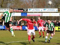 HL20180324018  24-03-2018: Voetbal: AZSV v SC Genemuiden: Aalten/Omar Kavak (l) of Genemuiden, Jonathan Goosen (m) of AZSV, Dirk Muis (r) of Genemuiden/ : SC Genemuiden, AZSV, Zaterdagamateurvoetbal, Hoofdklasse B, Omar Kavak, Jonathan Goosen, Dirk Muis