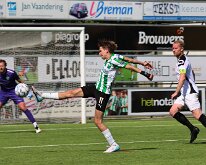 HL20250510019 GENEMUIDEN, NETHERLANDS - MAY 10, 2025: Jassper Tuinman of Genemuiden. Competition match between SC Genemuiden vs HSC '21 at Sportcomplex de Wetering on may 10,...