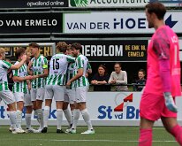 HL20250816007 ERMELO, NETHERLANDS - AUGUST 16, 2025: Team of Genemuiden. Competition match between DVS´33 vs SC Genemuiden at Sportcomplex DVS '33 on august 16, 2025 in...