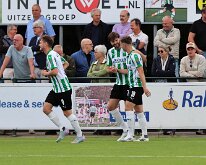 HL20250823004 GENEMUIDEN, NETHERLANDS - AUGUST 23:Tema of Genemuiden. Competition match between SC Genemuiden vs Sparta Nijkerk at Sports complex “the Wetering” on august 23,...
