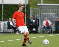 HL20250823010 GENEMUIDEN, NETHERLANDS - AUGUST 23:Tim Pieters of Sparta Nijkerk. Competition match between SC Genemuiden vs Sparta Nijkerk at Sports complex “the Wetering” on...