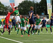 HL20250830007 BUNSCHOTEN, NETHERLANDS - AUGUST 30, 2025: Competition match between vv Eemdijk vs SC Genemuiden at Sportcomplex de Vinken on august 30, 2025 in Eemdijk,...