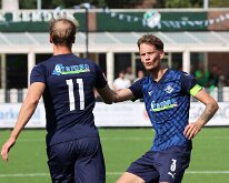 HL20250830019 BUNSCHOTEN, NETHERLANDS - AUGUST 30, 2025: Jens Jurn Streutker of Genemuiden. Competition match between vv Eemdijk vs SC Genemuiden at Sportcomplex de Vinken on...