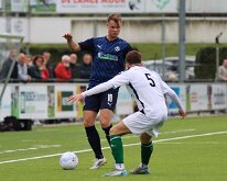 HL20250927012 GENEMUIDEN, NETHERLANDS - SEPTEMBER 27: Rutger Etten of Genemuiden. Competition match between SC Genemuiden vs HSC '21 at Sports complex “the Wetering” on...