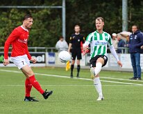 HL20251004005 RIJSSEN, NETHERLANDS - OKTOBER 10: Damon van Hoften (l) of Excelsior '31, Rutger Etten (r) of Genemuiden. Competition match between Excelsior '31 vs SC...