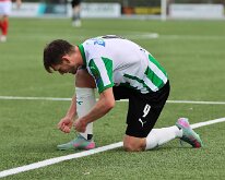 HL20251004011 RIJSSEN, NETHERLANDS - OKTOBER 10: Rens van Benthem of Genemuiden. Competition match between Excelsior '31 vs SC Genemuiden at Sports complex “the Koerbelt” on...