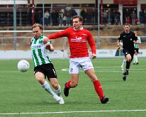 HL20251004017 RIJSSEN, NETHERLANDS - OKTOBER 10: Arend van de Wetering (l) of Genemuiden, Mika Lansink (r) of Excelsior. Competition match between Excelsior '31 vs SC...