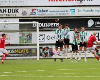 HL20251025003 GENEMUIDEN, NETHERLANDS - OKTOBER 25: Team of Genemuiden. Competition match between SC Genemuiden vs Harkemase Boys at Sports complex “the Wetering” on oktober...