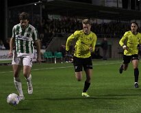 HL20251029002 GENEMUIDEN, NETHERLANDS - OKTOBER 29, 2025: KNVB Cup Match match between SC Genemuiden vs RKSV Halsteren at Sportcomplex de Wetering on oktober 29, 2025 in...