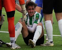 HL20251115020 GENEMUIDEN, NETHERLANDS - NOVEMBER 15, 2025: Hadde Pleijiser of Genemuiden. Competition match between SC Genemuiden vs v.v. Staphorst at Sports complex “the...