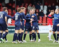 HL20251206005 VEENENDAAL, NETHERLANDS - DECEMBER 6, 2025: Team of Genemuiden. Competition match between DOVO vs SC Genemuiden at Sports complex “Panhuis” on december 6, 2025...