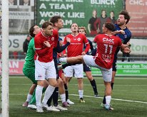 HL20251206007 VEENENDAAL, NETHERLANDS - DECEMBER 6, 2025: Competition match between DOVO vs SC Genemuiden at Sports complex “Panhuis” on december 6, 2025 in Veenendaal,...