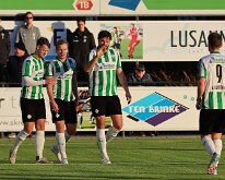 HL20251213012 GENEMUIDEN, NETHERLANDS - DECEMBER 13, 2025: Team of Genemuiden. Competition match between SC Genemuiden vs v.v. Hoogeveen at Sports complex “the Wetering” on...