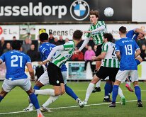 HL20251213015 GENEMUIDEN, NETHERLANDS - DECEMBER 13, 2025: Gerben Kolk of Genemuiden. Competition match between SC Genemuiden vs v.v. Hoogeveen at Sports complex “the...
