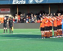 HL20260117005 NIJKERK, NETHERLANDS - JANUARY 17, 2026: Team of Sparta Nijkerk. Competition match between Sparta Nijkerk vs SC Genemuiden at Sports complex De Ebbenhorst” on...