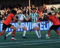 HL20260117008 NIJKERK, NETHERLANDS - JANUARY 17, 2026: Hadde Pleijsier of Genemuiden. Competition match between Sparta Nijkerk vs SC Genemuiden at Sports complex De...