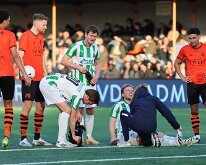 HL20260117013 NIJKERK, NETHERLANDS - JANUARY 17, 2026: Competition match between Sparta Nijkerk vs SC Genemuiden at Sports complex De Ebbenhorst” on january 17, 2026 in...