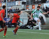 HL20260117015 NIJKERK, NETHERLANDS - JANUARY 17, 2026: Raymond Huizing (l) of Nijkerk, Berwout Beimers (r) of Genemuiden. Competition match between Sparta Nijkerk vs SC...