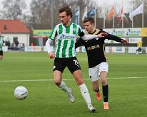 HL20260124013 GENEMUIDEN, NETHERLANDS - JANUARY 2026: Hadde Pleijsier (l) of Genemuiden, Jesper van Dalen (r) of Eemdijk. Competition match between SC Genemuiden vs v.v....