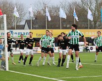 HL20260124018 GENEMUIDEN, NETHERLANDS - JANUARY 2026: Competition match between SC Genemuiden vs v.v. Eemdijk at Sports complex “the Wetering” on january 24, 2025 in...