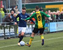 HL20260130009 HUIZEN, NETHERLANDS - JANUARY 31, 2026: Marc Magan of Genemuiden. Competition match between SV Huizen vs SC Genemuiden at Sports complex Wolfskamer on january...