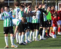 HL20260207003 WOERDEN, NETHERLANDS - FEBRUARY 2026: Team of Genemuiden. Competition match between Sportlust '46 vs SC Genemuiden at Sports complex “Cromwijck” on february 7,...
