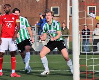 HL20260207009 WOERDEN, NETHERLANDS - FEBRUARY 2026: Sanny Monteiro (l) of Sportlust, Berwout Beimers (m), Arend van de Wetering (r) of Genemuiden. Competition match between...