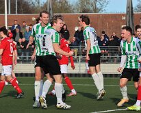 HL20260207010 WOERDEN, NETHERLANDS - FEBRUARY 2026: Team of Genemuiden. Competition match between Sportlust '46 vs SC Genemuiden at Sports complex “Cromwijck” on february 7,...
