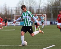 HL20260207021 WOERDEN, NETHERLANDS - FEBRUARY 2026: Rens van Benthem of Genemuiden. Competition match between Sportlust '46 vs SC Genemuiden at Sports complex “Cromwijck” on...