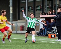 HL20260314006 RAALTE, NETHERLANDS - MARCH 14: Casper van der Veen (l) of Raalte, Guido Bakker (r) of Genemuiden. Competition match between Rohda Raalte vs SC Genemuiden at...