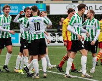 HL20260314012 RAALTE, NETHERLANDS - MARCH 14: Team of Genemuiden. Competition match between Rohda Raalte vs SC Genemuiden at Sportcomplex Tijenraan, Raalte march 14, 2026 in...