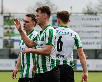 HL20260321008 GENEMUIDEN, NETHERLANDS - MARCH 21: Marc Magan (l), Rutger Etten (r) of Genemuiden. Competition match between SC Genemuiden vs USV Hercules at Sportcomplex de...
