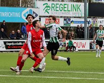 HL20260321011 GENEMUIDEN, NETHERLANDS - MARCH 21: Competition match between SC Genemuiden vs USV Hercules at Sportcomplex de Wetering on march 21, 2026 in Genemuiden,...